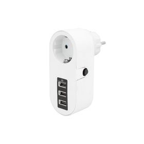 Powermaster PM-4913 10 A 2500 W 3xUSB Tekli Termal Akım Korumalı Priz
