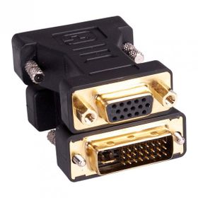 Powermaster PM-5260 VGA-DVI Dişi 24+5 Pin 15 Pin Erkek Dönüştürücü