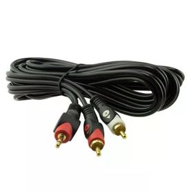 Powermaster Pm-648 2 Rca Erkek + 3.5 mm Stereo Erkek 3 mt Kablo
