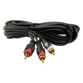 Powermaster Pm-648 2 Rca Erkek + 3.5 mm Stereo Erkek 3 mt Kablo
