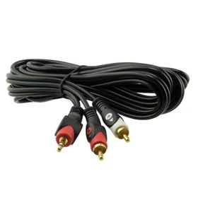 Powermaster Pm-648 2 Rca Erkek + 3.5 mm Stereo Erkek 3 mt Kablo