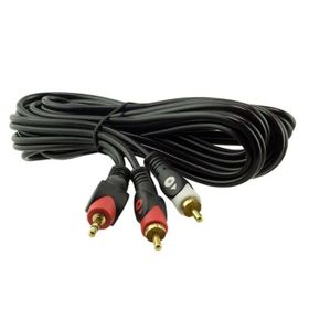 Powermaster Pm-648 2 Rca Erkek + 3.5 mm Stereo Erkek 3 mt Kablo