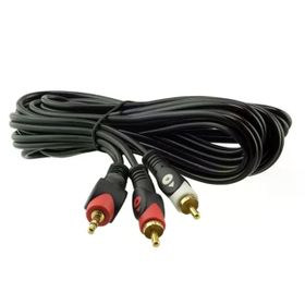 Powermaster Pm-648 2 Rca Erkek + 3.5 mm Stereo Erkek 3 mt Kablo