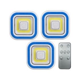 Powermaster PM-6936 COB Ledli Pilli Uzaktan Kumandalı Üçlü Lamba