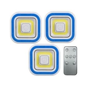 Powermaster PM-6936 COB Ledli Pilli Uzaktan Kumandalı Üçlü Lamba