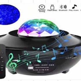 Powermaster PM-7388 Bluetooth Destekli Animasyonlu Şarjlı Ufo Tip Disko Topu