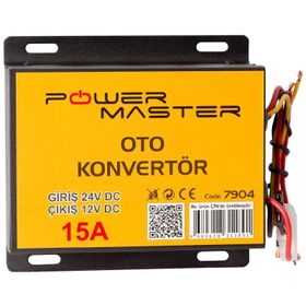 Powermaster PM-7904 24-12 Volt 15 Amper Oto Konvertör