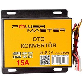 Powermaster PM-7904 24-12 Volt 15 Amper Oto Konvertör