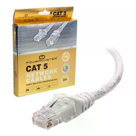 Powermaster PM-7959 Gri CAT 5 3 mt Ethernet Network Kablosu