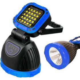 Powermaster PM-8033B 6 Modlu 25 Cob Ledli Solar Şarjlı Acil Durum Işıldak
