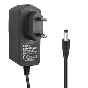Powermaster Pm-8118 12 Volt - 1 Amper 5.5x2.5 mm Uçlu Plastik Kasa Priz Tipi Adaptör