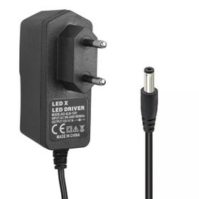 Powermaster Pm-8118 12 Volt - 1 Amper 5.5x2.5 mm Uçlu Plastik Kasa Priz Tipi Adaptör