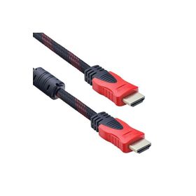Powermaster PM-8800 Gold Uçlu Filtreli Örgülü 1.5 mt HDMI Kablo