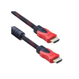 Powermaster PM-8800 Gold Uçlu Filtreli Örgülü 1.5 mt HDMI Kablo