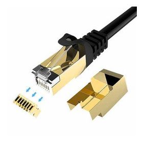 Powermaster PMCAT75 5 mt Siyah Cat 7 Kablo