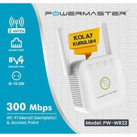 Powermaster PW-WR22 Wi-Fi Menzil Genişletici