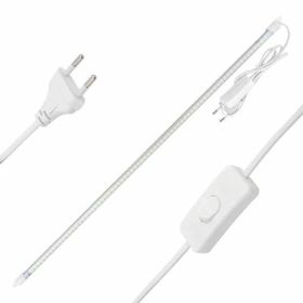 Powermaster PWR-6930 220 V 12 W Anahtarlı 80 90 Lümen 72 Led 60 cm Şeffaf Kasa Seyyar Çubuk Led