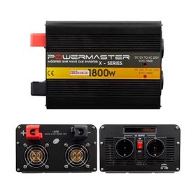 Powermaster PWR1800-12 12-220V 12 Volt 1800 Watt Modified Sinus İnverter