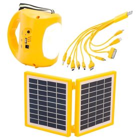 Powermaster Radyolu Şarjlı Solar Aydınlatma Seti