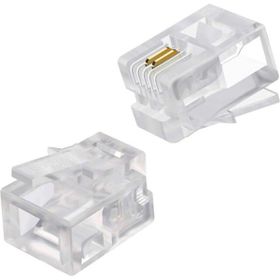 Powermaster RJ11 6P/2C 100'lük Paket Telefon Soketi