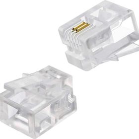 Powermaster RJ11 6P/2C 100'lük Paket Telefon Soketi
