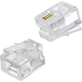 Powermaster RJ11 6P/2C 100'lük Paket Telefon Soketi