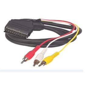 Powermaster Scart Tos 3 RCA Kablo
