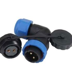 Powermaster SD20 2 Pin 20 mm Su Geçirmez Yuvarlak Konnektör