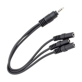 Powermaster Stereo 3.5 mm Erkek 3 Stereo 3.5 mm Dişi Ses Dağıtıcı Aux Kablo