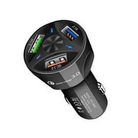 Powermaster TE-091 3xUSB 3.0 Çakmaklık Hızlı Araç Şarj Cihazı