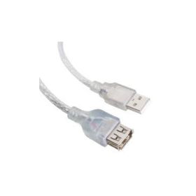 Powermaster Usb 1.5 mt Şeffaf Uzatma Kablosu