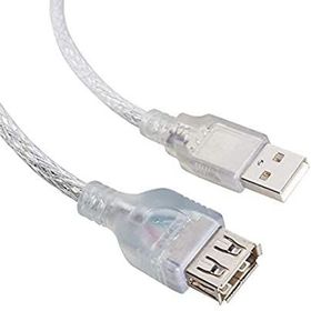 Powermaster Usb 1.5 mt Şeffaf Uzatma Kablosu