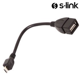 Powermaster USB 15 cm Micro USB OTG Data Kablosu