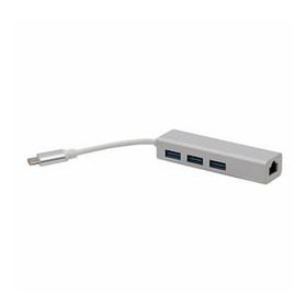 Powermaster Usb Type-C 3.0 3 Port Hub Gigabit Ethernet Adaptör