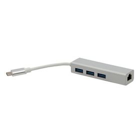 Powermaster Usb Type-C 3.0 3 Port Hub Gigabit Ethernet Adaptör
