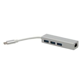 Powermaster Usb Type-C 3.0 3 Port Hub Gigabit Ethernet Adaptör