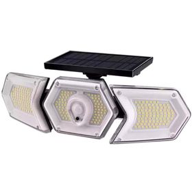Powermaster W774A Solar Güneş Enerjili Geniş Açılı Çift Kanatlı 254 SMD Ledli 3 Modlu Beyaz İndüksiyon Lambası