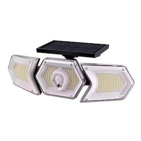 Powermaster W774A Solar Güneş Enerjili Geniş Açılı Çift Kanatlı 254 SMD Ledli 3 Modlu Beyaz İndüksiyon Lambası