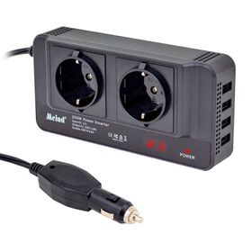 Powermaster x4USB Çıkışlı 200 W DC12V AC220V Çakmak Kablolu Inverter