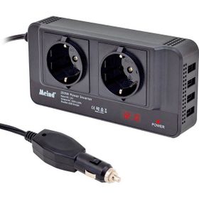 Powermaster x4USB Çıkışlı 200 W DC12V AC220V Çakmak Kablolu Inverter