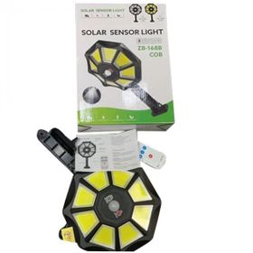 Powermaster ZB-168B Beyaz Kumandalı Sensörlü Solar Aydınlatma