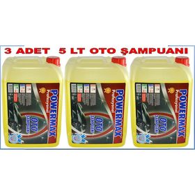 Powermax 5 L Cilalı Oto Şampuanı