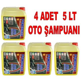 Powermax 5 lt Cilalı Oto Şampuanı