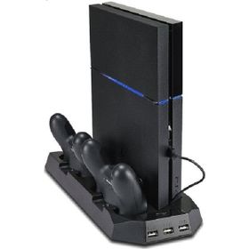Powerstar YH22 PS4 Slim Çift Fanlı Dikey Soğutucu ve Kol Şarj Edici