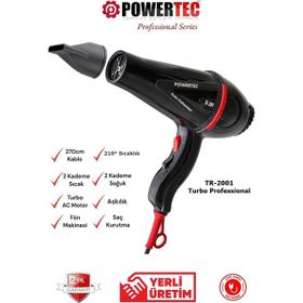 Powertec TR-2001 Profesyonel 2500W Saç Kurutma Fön Makinesi