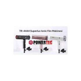 Powertec TR-4444 Süperlux Ionic Siyah Fön Makinası