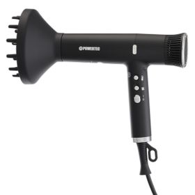 Powertec TR-4444 Süperlux Ionic Siyah Fön Makinası