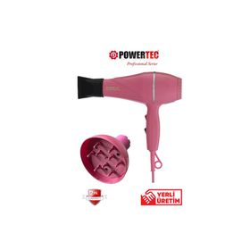Powertec TR-501 Vigo Başlıklı Kırmızı Profesyonel Saç Kurutma Makinesi