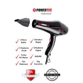 Powertec TR-901 Robinanka Saç Kurutma Makinesi