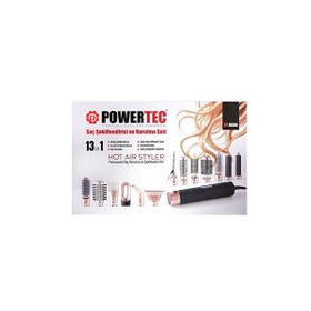 Powertec TR6666 Ionic Airwrap Multi-Styler Siyah Saç Şekillendirici